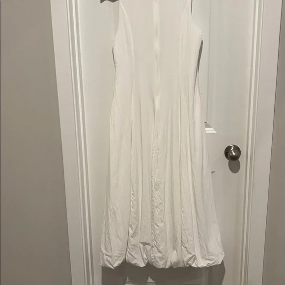 Mango Sleeveless Bubble Hem Midi Dress - Picture 11 of 11